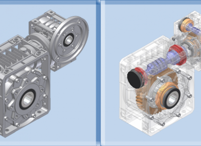 Combined worm gearboxes SERIES CMU–U